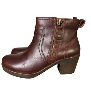 Cobb Hill by Rockport Brown Leather booties Size 7.5